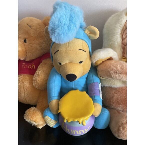 Preowned Bundle Winnie The Pooh Bundle Plush Teddy Bear Lot Of 3 cosplay bear - Picture 3 of 10
